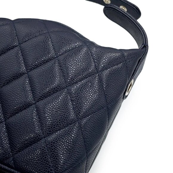 CHANEL Hobo ChainShoulder Calfskin Navy AP4386 - Picture 5 of 13